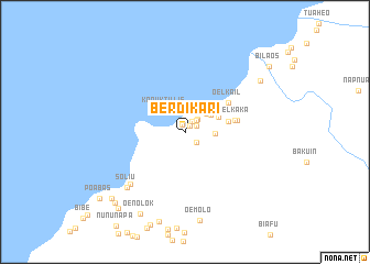 map of Berdikari