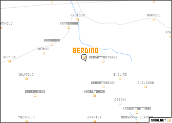 map of Berdino