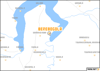 map of Bérébogola