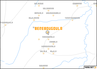 map of Bérébougoula