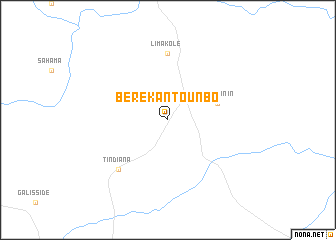 map of Berékantounbo