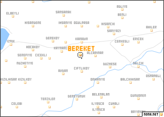 map of Bereket