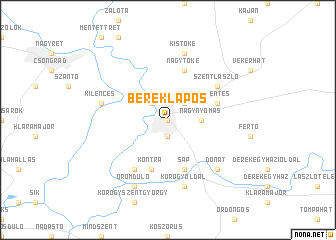 map of Bereklapos