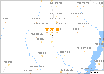 map of Béréko