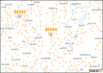 map of Berek