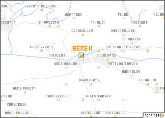 map of Berek