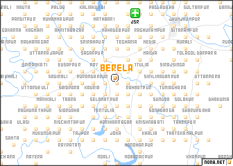 map of Berela