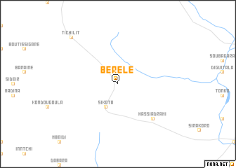 map of Bérélé