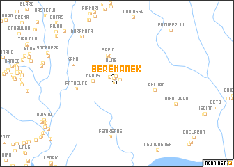 map of Beremanek