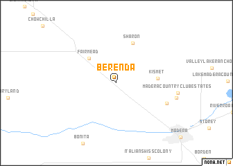 map of Berenda