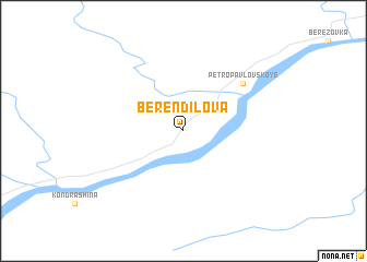 map of Berendilova