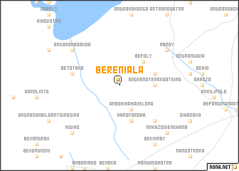 map of Bereniala