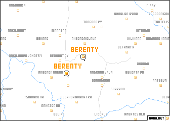 map of Berenty