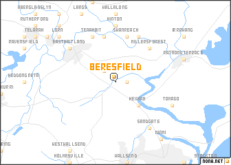 map of Beresfield