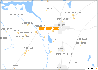map of Beresford