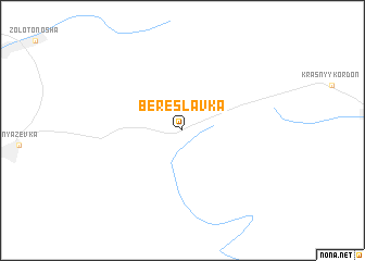 map of Bereslavka