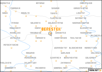 map of Berestek