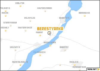 map of Berëstyanka