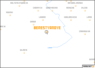 map of Berestyanoye