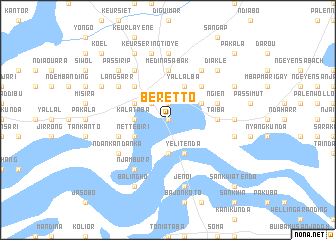 map of Beretto