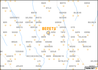 map of Beretu