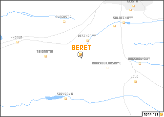 map of Beret