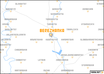 map of Berezhanka