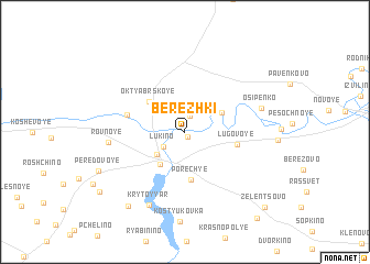 map of Berezhki