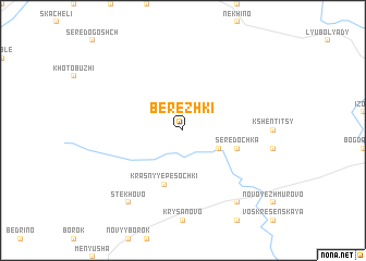 map of Berezhki