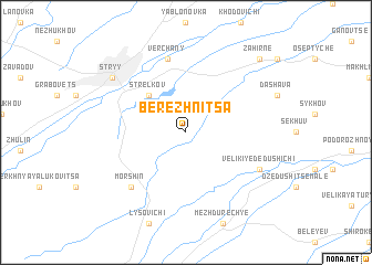 map of Berezhnitsa