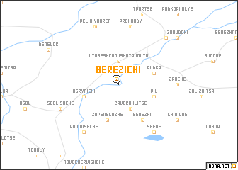 map of Berezichi