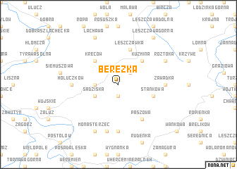 map of Berezka