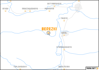 map of Berëzki