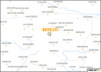 map of Berëzki