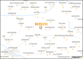 map of Berëzki