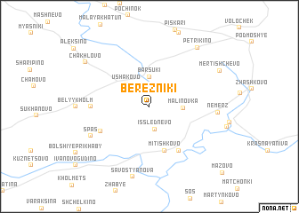 map of Berezniki