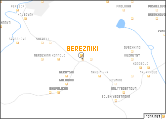 map of Berezniki