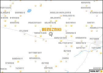 map of Berezniki