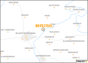 map of Berezniki