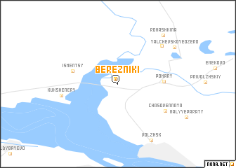 map of Berezniki