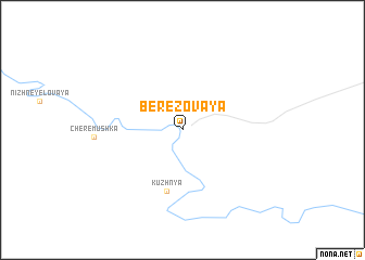 map of Berëzovaya