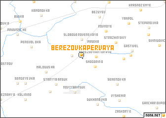 map of Berëzovka Pervaya