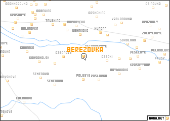 map of Berëzovka