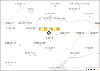 map of Berëzovka