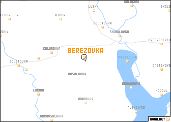 map of Berëzovka