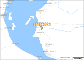 map of Berëzovka