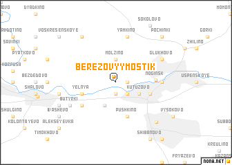 map of Berëzovyy Mostik