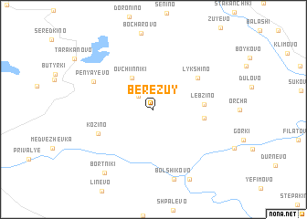 map of Berezuy