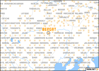 map of Bergat