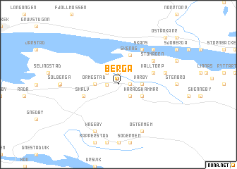 map of Berga